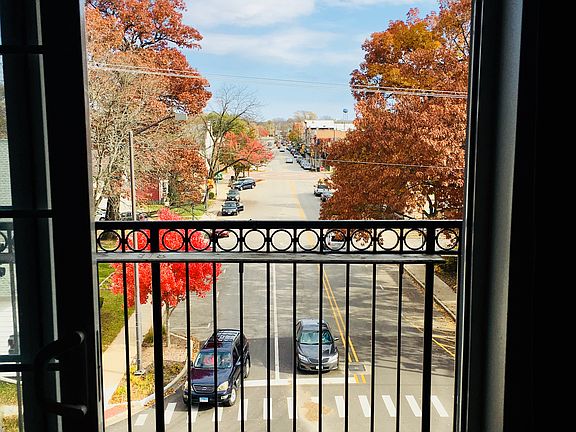 Balcony view of center st