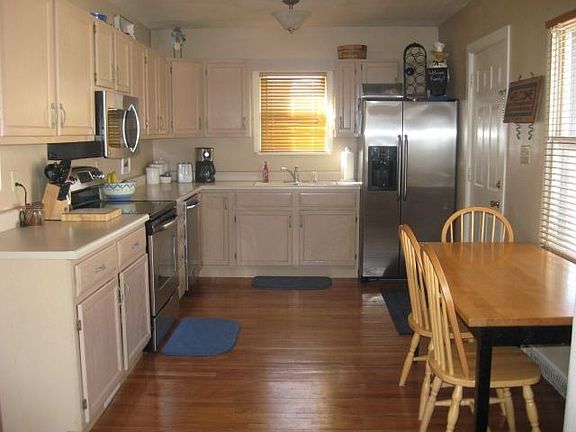 Kitchen with all new appliances.