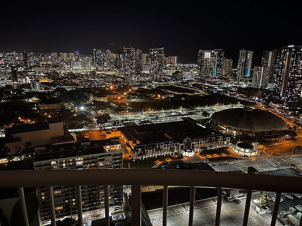 Night view from the balcony 