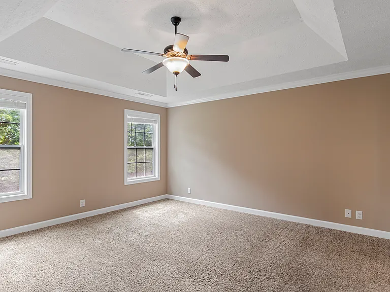 Master Bedroom has room for bed, furniture, and a reading nook