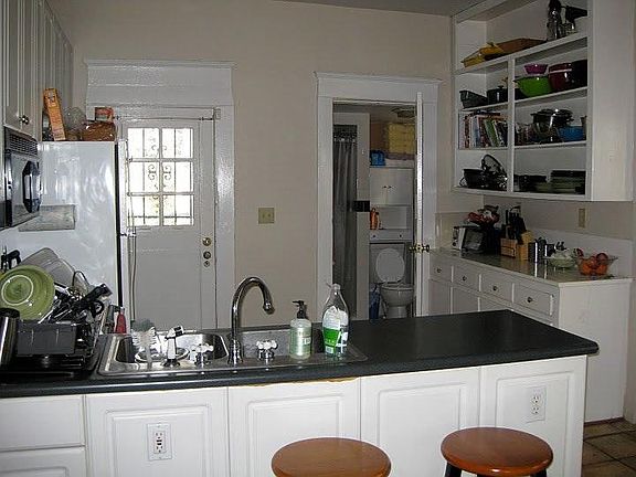 Eat in Kitchen which exits to back yard deck and off-street parking