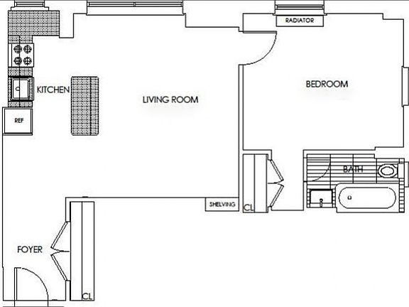 2nd image of 400 E 58th St APT 2K