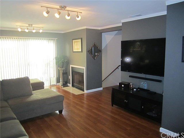Cozy Living Room with Fireplace