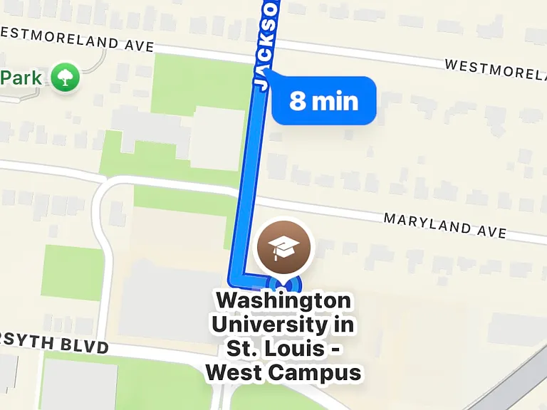 WALKING TO WASH U
