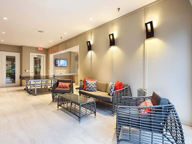 Sports Pub & Resident Lounge with Televisions & Gaming Tables
