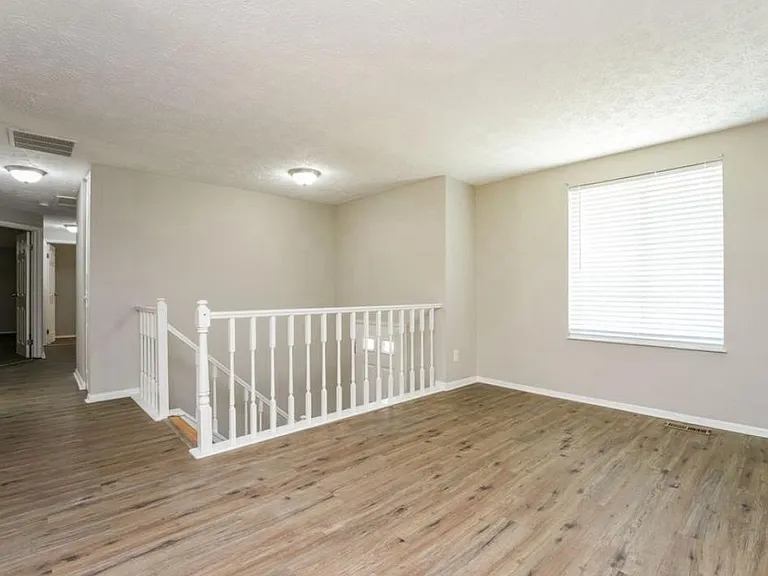 Living area unfurnished