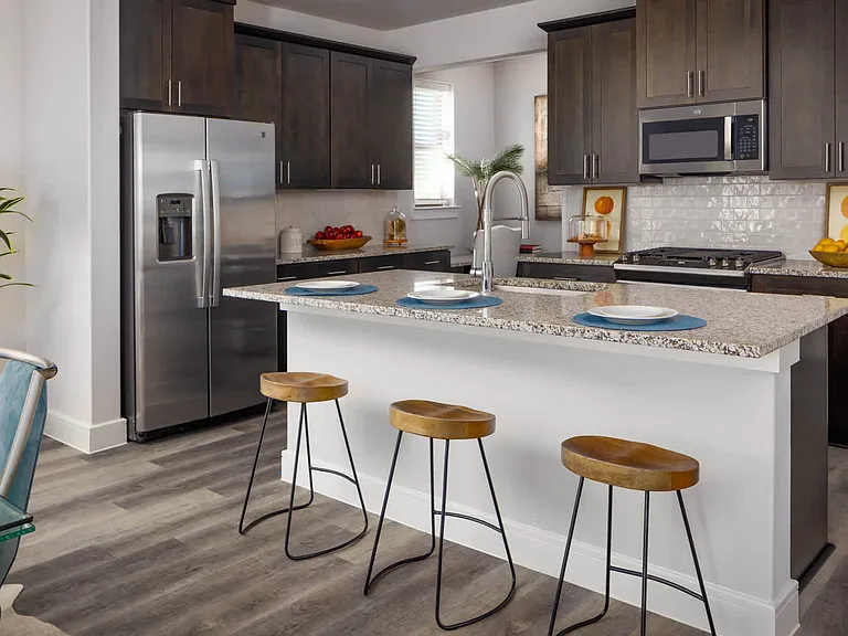 Kitchen with Stainless Steel Appliances