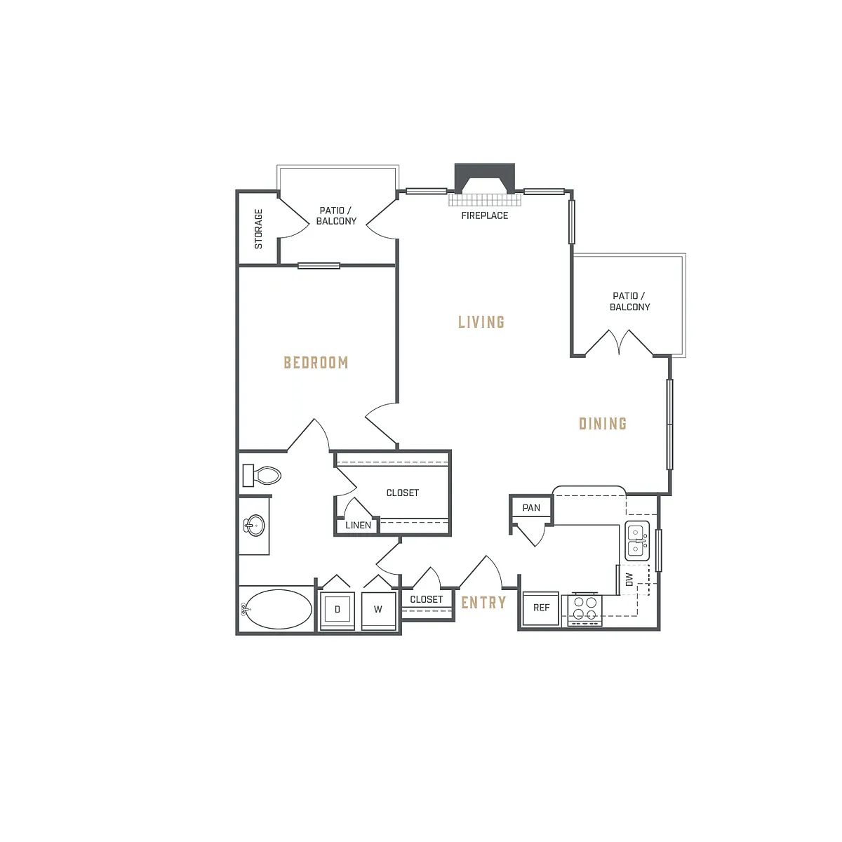 Floor plan A2-FR