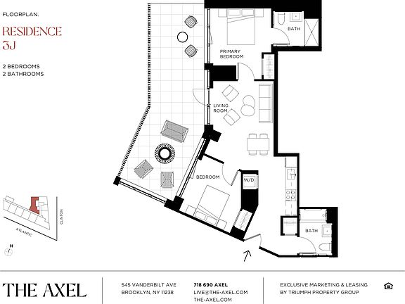 2nd image of 545 Vanderbilt Ave APT 3J