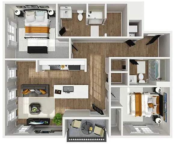 Floor plan B2