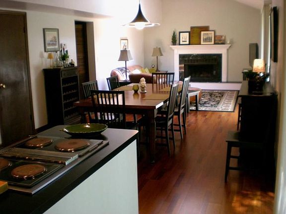 View from Dining Room to Kitchen