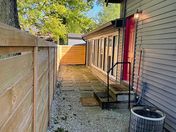 private fenced area