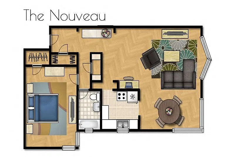 Floor plan The Nouveau