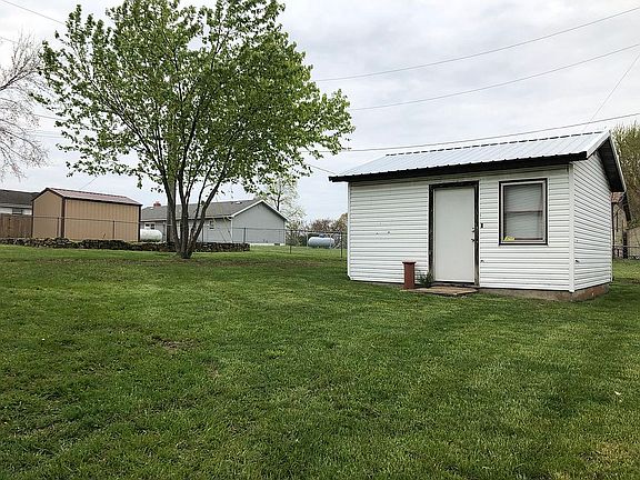 New metal roof on shed