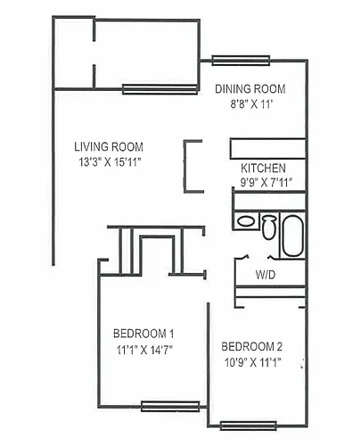 Floor plan HWAH 2x1 Angle