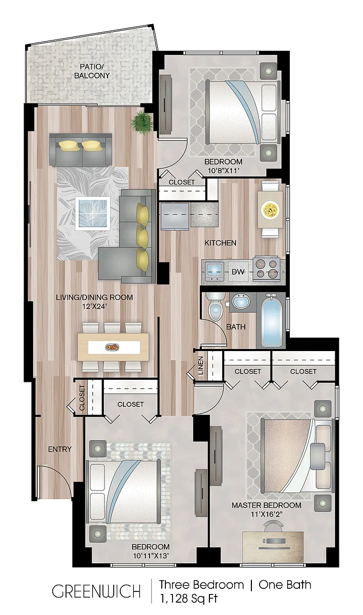 Floor plan Greenwich