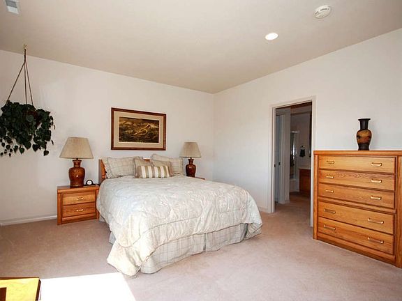 "Lower level 2nd bedroom with a walk-in closet and private bath."