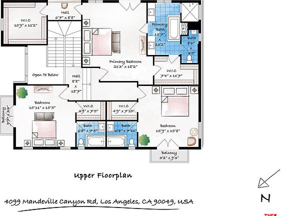 4th image of 4099 Mandeville Canyon Rd