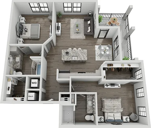 Floor plan B4
