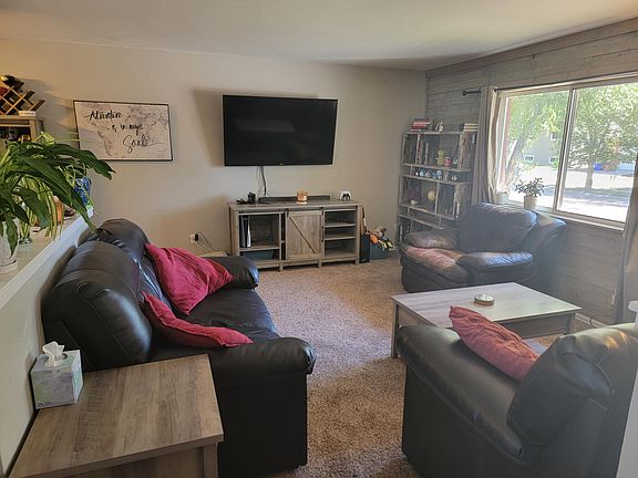 Open concept upper living area