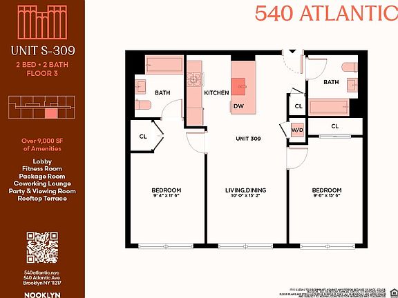 2nd image of 540 Atlantic Ave #309