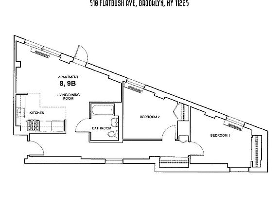 2nd image of 510 Flatbush Ave APT 8B