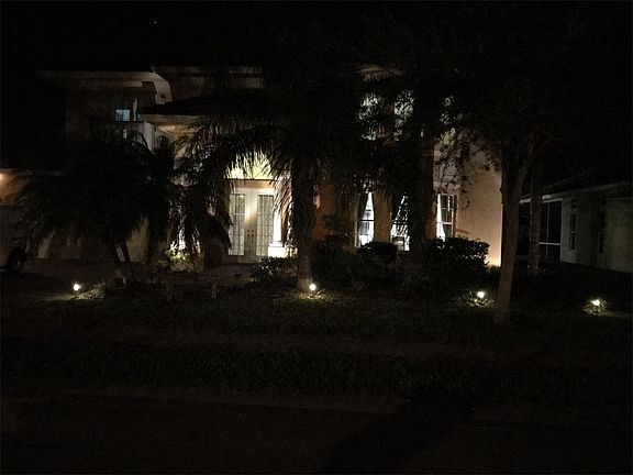 Front of house - night time
