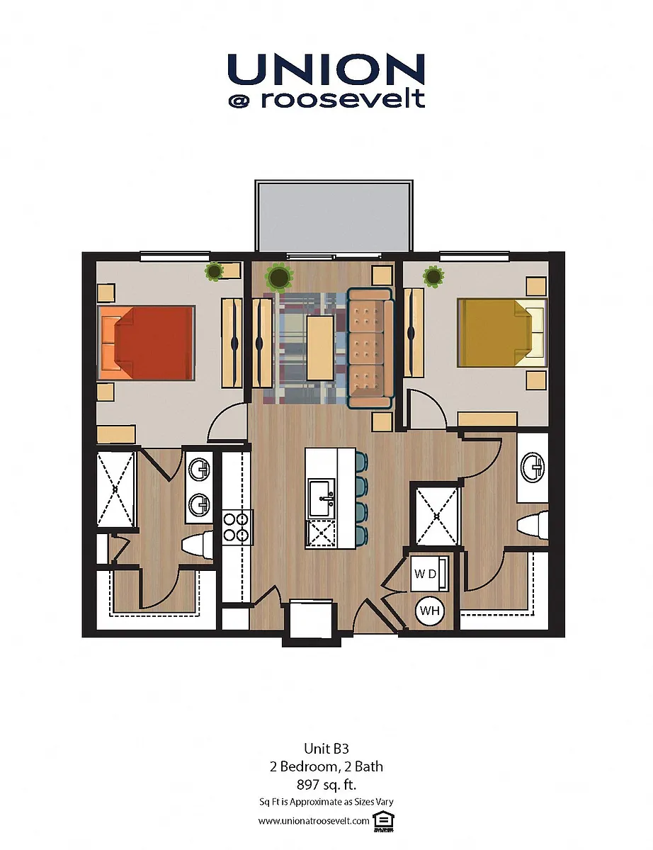 Floor plan B3 2x2 - Phase II