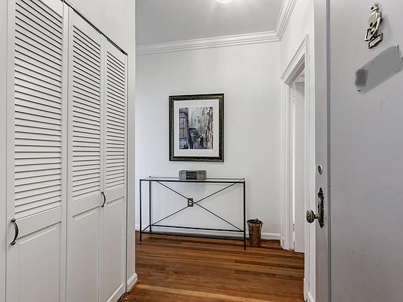 The condo entrance hall.
