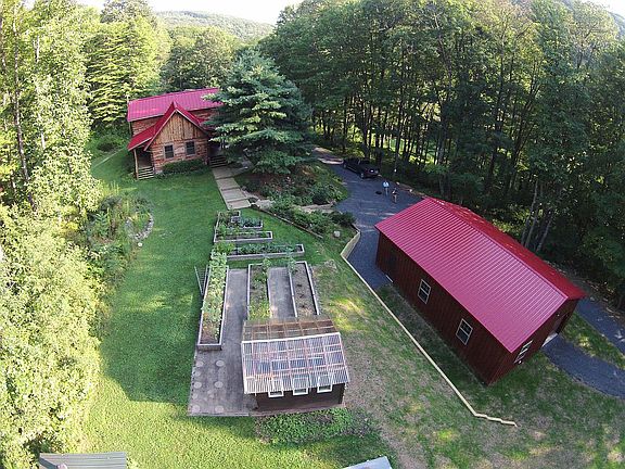 Cabin, garage, potting shed.