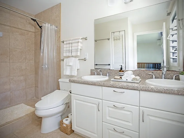 *Virtually Staged* Bathroom #1 (2nd Floor)

Two Sinks!