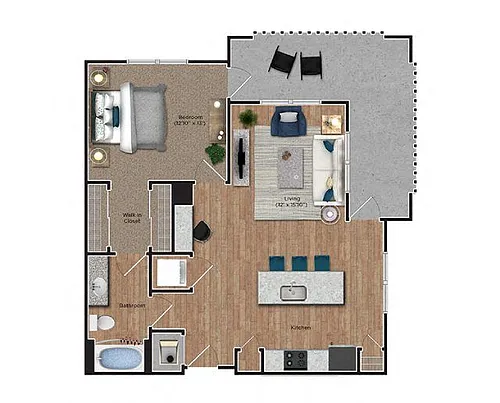 Floor plan 1C