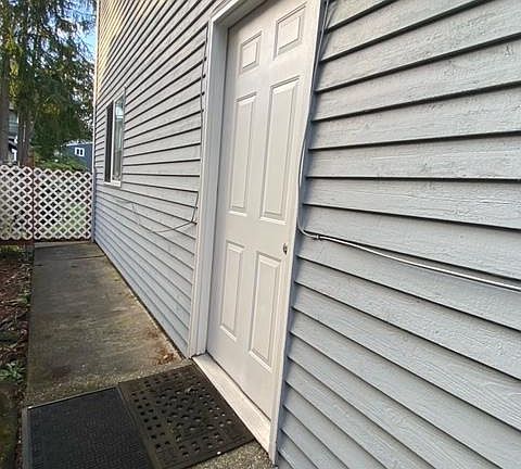 Entrance to the unit.