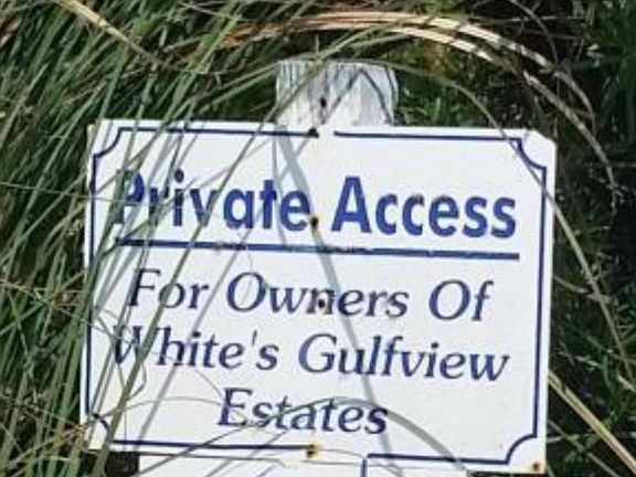 PRIVATE BEACH ACCESS