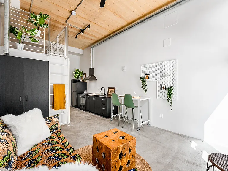 Open living spaces.