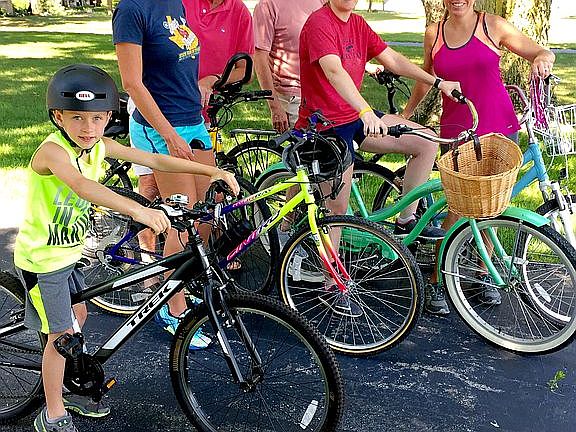 Island is ideal for biking