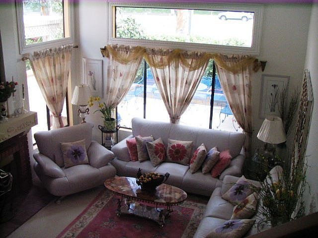 Lots of windows in living room