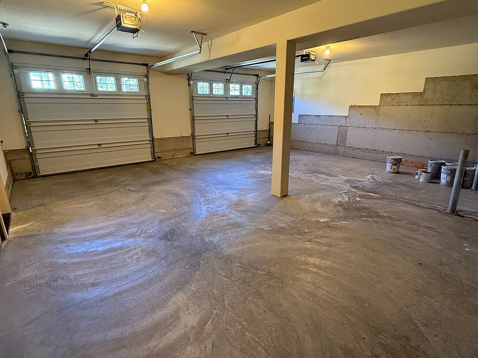Oversized 2 car garage.