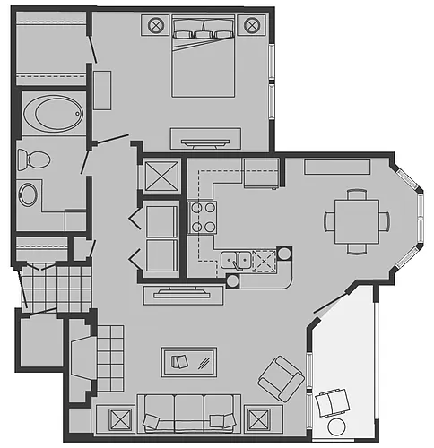 Floor plan B1