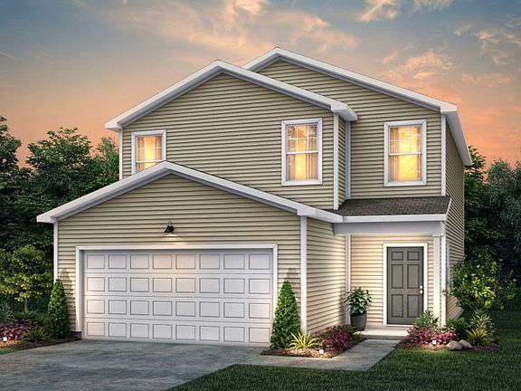 Longspur Exterior TD101 features siding, covered front door and 2 car garage