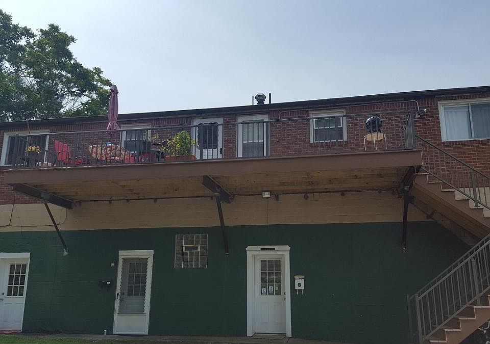 Outside deck