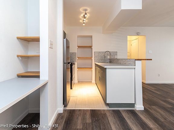 Galley style kitchen