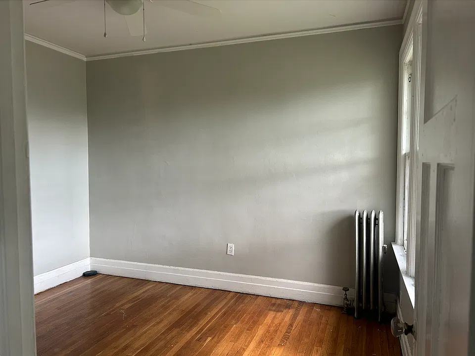 Bedroom 1 is bright and airy, with good closet space