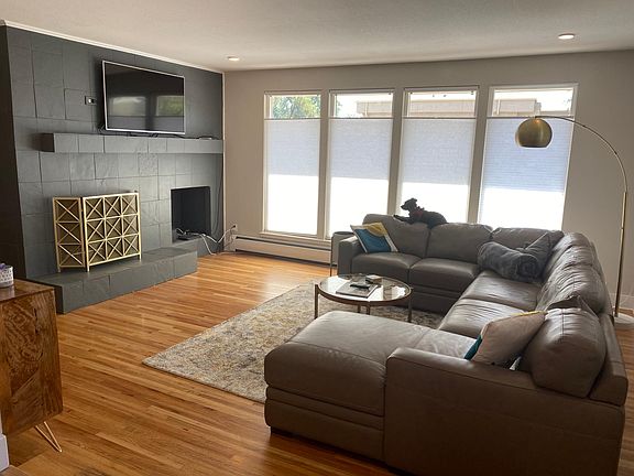 Living area is roomy and bright