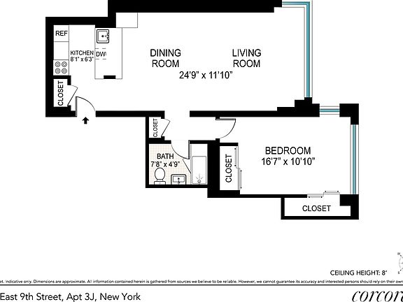 2nd image of 115 E 9th St APT 3J