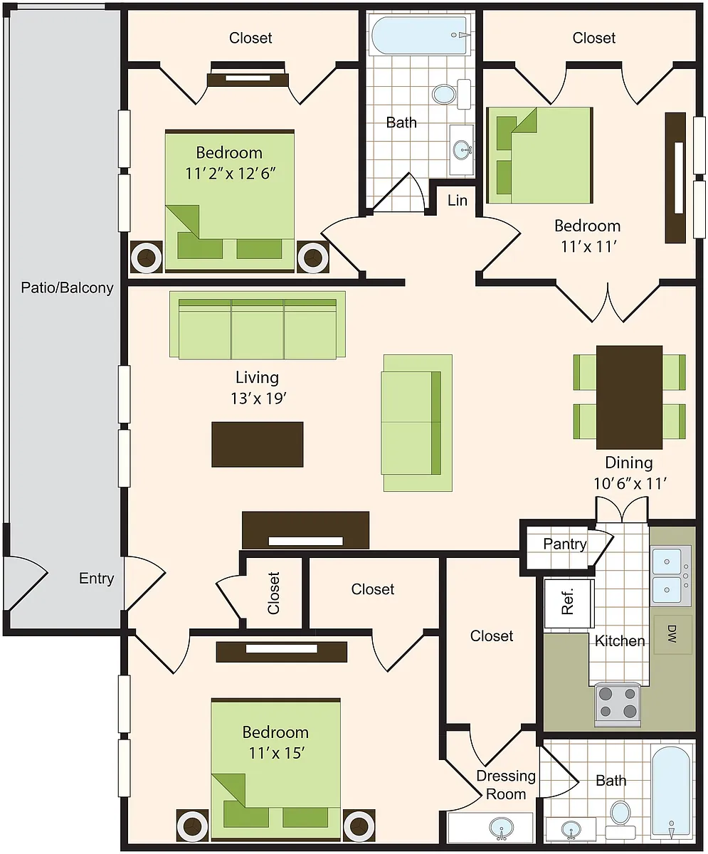 Floor plan D2