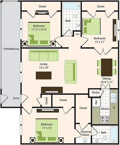 Floor plan D2