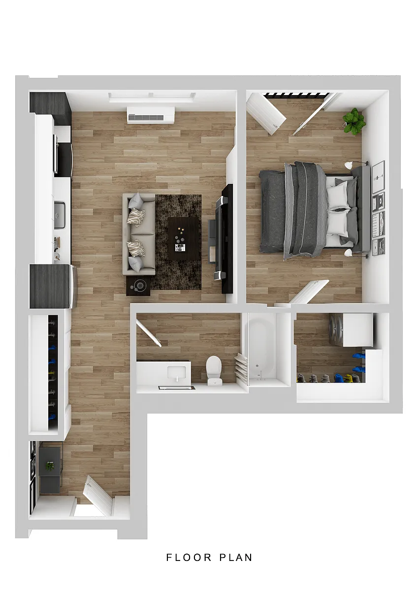 Floor plan Klipsan - 1 Bed B1