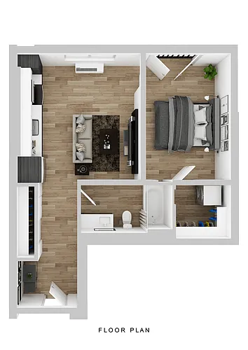 Floor plan Klipsan - 1 Bed B1