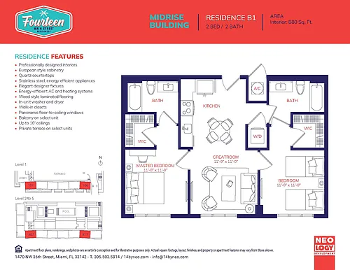 Floor plan B1